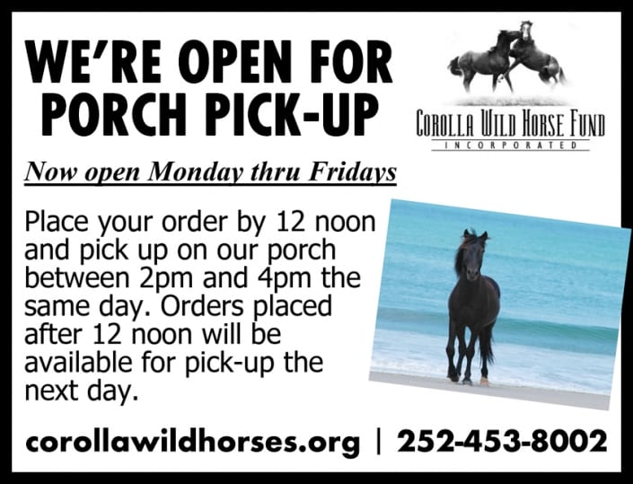 Announcement of New Program PORCH PICKUP Corolla Wild Horses