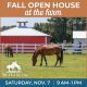 Fall Open House at the CWHF Farm Event - November 7, 2026