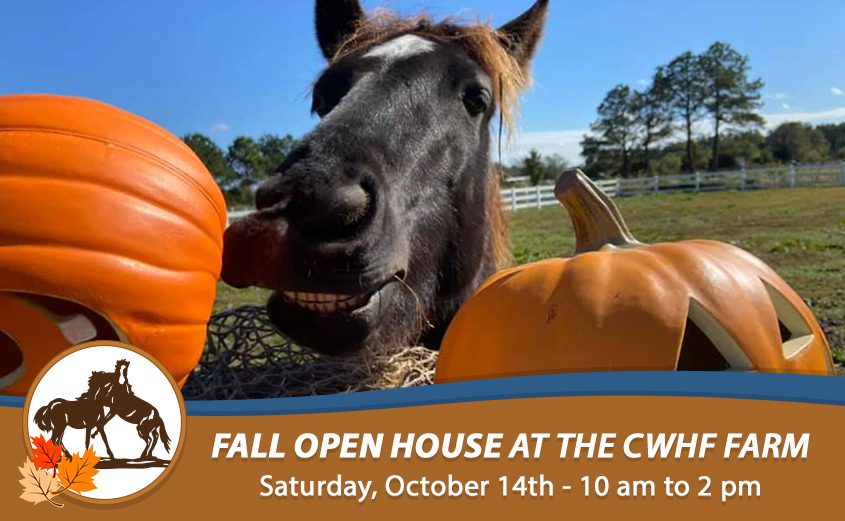 Fall Open House at the CWHF Farm Event - October 14th