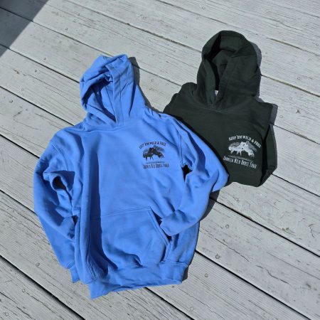 Childrens Wild and Free Hoodie Front