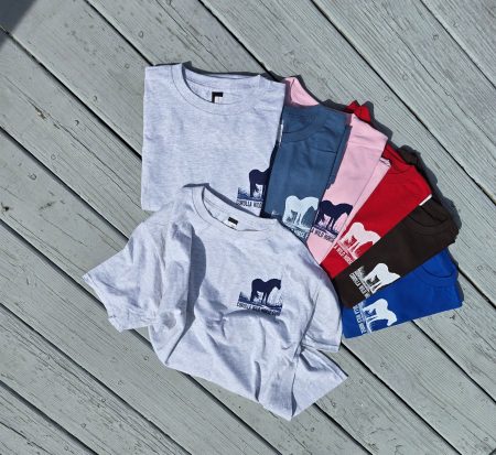 Childrens Mustang on the Dune t-shirt front