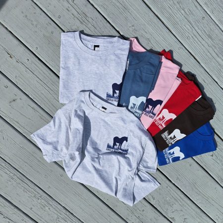 Childrens Mustang on the Dune t-shirt front
