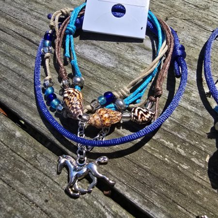 Blue Shell Bracelet