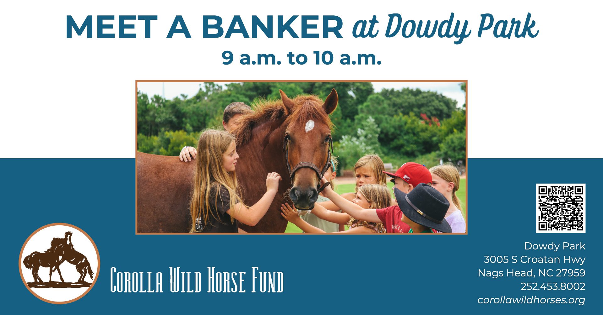 Meet a CWHF Banker Horse at Dowdy Park Event