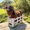 Plush 13" Thoroughbred Brown
